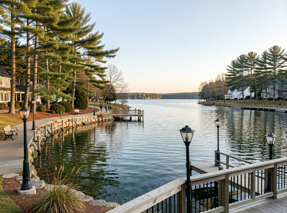 Lakeside view in Bowerbank