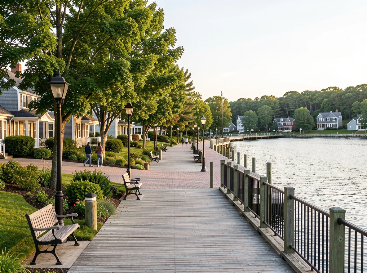 Riverfront view near Milo, Maine