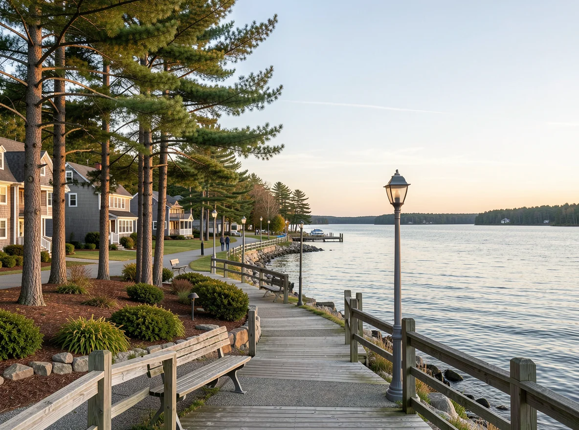 Peaceful rural waterfront setting in Bowerbank